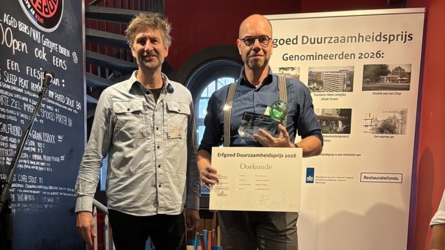 Een Warme Jas wint Erfgoed Duurzaamheidsprijs
